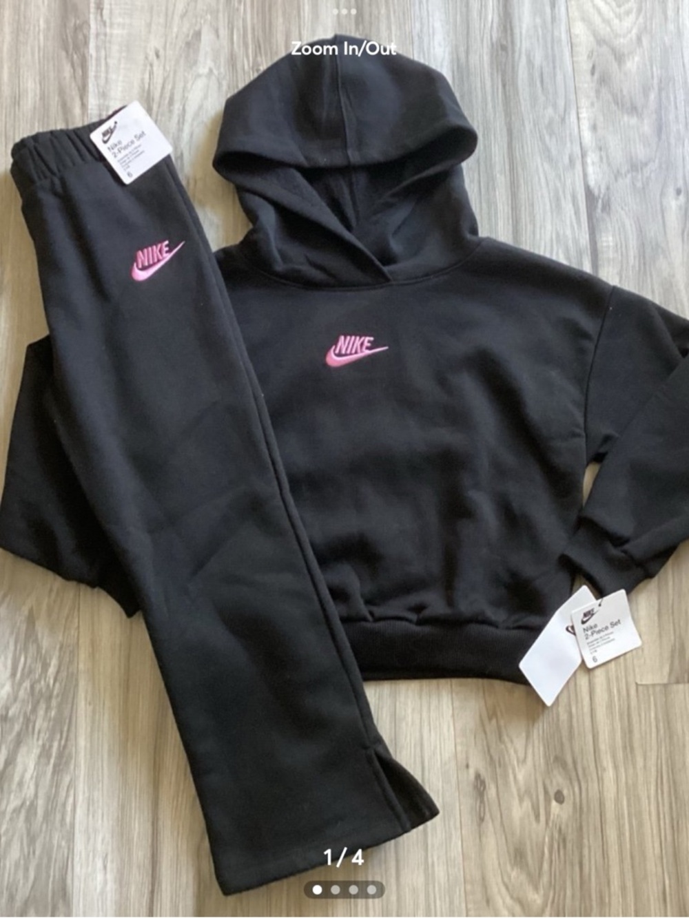 Nike girls Hoodie & Sweatpants Set size 6(NWT) ~FIRM, NO OFFERS~